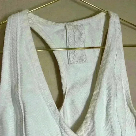 Sade & Sage white jean button down dress size small - Picture 4 of 5